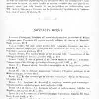 0091 - Page 91 - Société de neurologie de Paris. Séance du 7 février 1918. Communications et présentations. XII. Illusion visuelle de position. Nouvelle expérience pouvant servir à l'étude du sens des attitudes segmentaires, par M. R. Sauvage / Ouvrages reçus