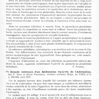 0145 - Page 145 - Analyses. Neurologie. Études spéciales. Infections et intoxications. Contribution à l'étude du fonctionnement de la capsule surrénale humaine dans les états infectieux. Communication préliminaire, par N. Goormaghtigh. Archives médicales belges... / Grande tolérance d'un addisonien vis-à-vis de l'adrénaline, par P. Nolf et Henri Fredericq. Archives médicales belges...