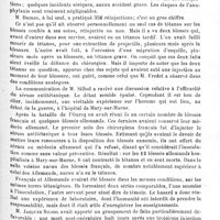 0421 - Page 421 - Analyses. Neurologie de guerre. Tétanos. Statistique des cas de tétanos observés dans la zone des armées du 1er novembre 1915 au 1er février 1917, par P. Chavasse. Bulletins et mémoires de la Société de chirurgie... / A propos du tétanos. Faut-il réinjecter du sérum antitétanique avant les interventions ? par P. Fredet. Bulletins et mémoires de la Société de chirurgie de Paris...