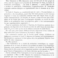0050 - Page 44 - Société de neurologie de Paris. Séance du 9 janvier 1919. Fonds J. Dejerine