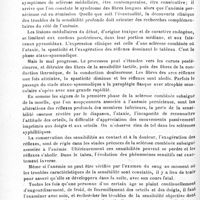 0174 - Page 162 - Analyses. Neurologie. Études spéciales. Moelle. Du diagnostic de la sclérose combinée subaiguë de la moelle épinière associée à l'anémie grave, par Williams-B. Cadwalader... The Journal of nervous and mental Disease... / Laminectomie avec découverte simple de la moelle ; ses effets sur les réflexes et sur les symptômes des maladies spinales, par Charles-A. Elsberg et Pearce Bailey... Journal of the American medical Association...