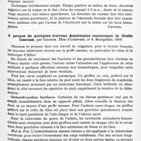 0745 - Page 719 - Analyses. Thérapeutique. Galvanisme cérébral ; un traitement pour les enfants mentalement arriérés à la suite de maladies de durée prolongée, par Francis Hernaman-Johnson. Lancet... / A propos de quelques travaux américains concernant la greffe osseuse, par Ghoneim. Thèse d'Université..., 1918