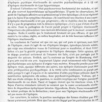 0910 - Page 874 - Analyses. Neurologie. Études spéciales. Névroses. Sur la nosographie de certaines névropathies caractérisées par des syndromes épileptoïdes à accès, par Giuseppe Pellacani. Rivista di Patologia nervosa e mentale... / Symptômes hystériques compliquant des phénomènes résiduels de névrite. Guérison par suggestion, par Alberto Ziveri. Riforma medica...