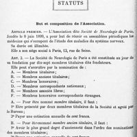 0108 - Page 42 - Société de neurologie de Paris. Statuts