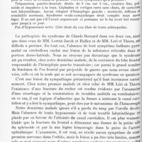 0440 - Page 364 - Société de neurologie de Paris. Séance du 15 avril 1920. Communications et présentations. IV. A propos de syndrome sympathique oculaire dans les traumatismes crâniens, par Félix Rose / V. Amyotrophies ascendantes, tardives et progressives, consécutives à des traumatismes fermés, par le Professeur A. Porot...