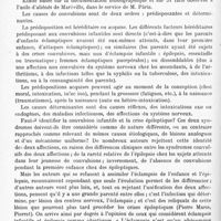 0560 - Page 484 - Analyses. Neurologie. Études spéciales. Névroses. Contribution à l'étude de l'étiologie de l'épilepsie dite essentielle, par S. Georgopoulos. Thèse de Lyon, 1918... / Contribution à l'étude des convulsions infantiles considérées dans leurs rapports avec l'épilepsie, par Maurice. Thèse de Nancy..., 1912-1913