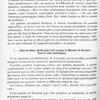 1002 - Page 918 - XXIVe Congrès des aliénistes et neurologistes de France et des pays de langue française. Session de Strasbourg (2-7 août 1920). Résumé du rapport sur la question neurologie. Les lésions du corps thyroïde dans la maladie de Basedow, par Gustave Roussy...