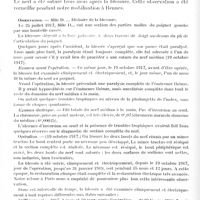 0116 - Page 106 - Société de neurologie de Paris. Séance du 6 janvier 1921. Communications et présentations. IX. Suture totale du nerf médian au poignet trois mois après la section. - Restauration complète. - Évolution de la chronaxie, suivie pendant 15 mois, par MM. G. Bourguignon et Ch. Dujarier