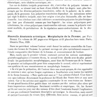 0132 - Page 122 - Analyses. Neurologie. Études générales. Bibliographie. Nouvelles orientations sur le diabète insipide, par G. Maranon..., Saturnino Calleja, édit., Madrid, 1920 / Nouvelle anatomie artistique. Morphologie de la femme, par Paul Richer... Paris, librairie Plon, 1920
