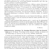 0150 - Page 140 - Analyses. Neurologie. Études générales. Physiologie. Les actions antagonistes dans les systèmes autonomes, par Igino Spadolini. Archivio di Fisiologia... / Différenciation chimique du système nerveux chez les invertébrés, par A. R. Moore, Proceedings of the national Academy of Sciences of the United States of America...