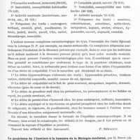 0539 - Page 521 - Analyses. Psychiatrie. Études générales. Psychologie. Caractère individuel d'aliénation mentale. Observations sur les rapports du caractère individuel de l'enfant avec le genre et la variété de la psychose ultérieure, chez divers aliénés, par William Boven. Archives suisses de neurologie et de psychiatrie... / Le problème de l'instinct à la lumière de la biologie moderne, par R. Brun... Archives suisses de neurologie et de psychiatrie...