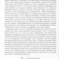0864 - Page 836 - Société de neurologie de Paris. Séance du 7 juillet 1921. Communications et présentations. VI. Epilepsie jacksonienne et traitement chirurgical, par MM. Henri et Raymond Français / VII. M. Bourguignon