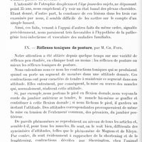 0868 - Page 840 - Société de neurologie de Paris. Séance du 7 juillet 1921. Communications et présentations. VIII. L'étude anatomo-pathologique des plexus choroïdes dans trois cas de maladies familiales diverses, par MM. C. Trétiakoff et Jacintho Godoy / IX. Réflexes toniques de posture, par M. Ch. Foix