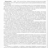 0880 - Page 852 - Société de neurologie de Paris. Séance du 7 juillet 1921. Communications et présentations. XIV. Diagnostic d'une compression médullaire ; tumeur : psamome, par M. Paulian Em. Demetre... / XV. Syndrome excitomoteur (chorée, tics, spasmes, stéréotypies et dysarthrie), séquelle vraisemblable d'encéphalite épidémique à forme singultueuse et algomyoclonique survenue en 1914, par M. H. Roger...
