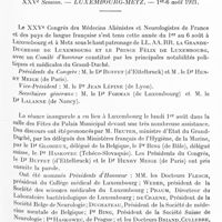 0885 - Page 857 - Congrès des aliénistes et neurologistes de France et des pays de langue française. XXVe session. - Luxembourg-Metz. - 1er-6 août 1921