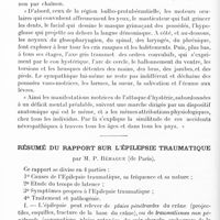 0890 - Page 862 - Congrès des aliénistes et neurologistes de France et des pays de langue française. XXVe session. - Luxembourg-Metz. - 1er-6 août 1921. Résumé du discours d'ouverture. Les origines psychonévropathiques de l'oracle de Delphes et l'hystérie de la pythie, par M. Henry Meige / Résumé du rapport sur l'épilepsie traumatique, par M. P. Béhague...