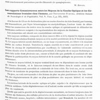 0923 - Page 897 - Analyses. Neurologie. Études générales. Anatomie. Note sur les canalicules intracellulaires des cellules nerveuses, par J. Caramanis. Archives suisses de neurologie et de psychiatrie... / Les rapports commissuraux entre les noyaux de la couche optique et les circonvolutions frontales chez l'homme, par Tsunesuke Fukuda. Archives suisses de neurologie et de psychiatrie...