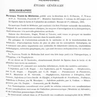 1049 - Page 1019 - Analyses. Neurologie. Études générales. Bibliographie. Nouveau traité de médecine, publié sous la direction de G. H. Roger, F. Widal et P.-J. Teissier, fascicule 1er : Maladies infectieuses... Masson et Compagnie, éditeurs, 1921 / Chirurgie de l'oeil et de ses annexes, par F. Terrien..., Paris 1921, Masson...