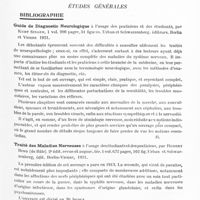 1195 - Page 1161 - Analyses. Neurologie. Études générales. Bibliographie. Guide de diagnostic neurologique à l'usage des praticiens et des étudiants, par Kurt Singer... Urban et Schwarzenberg, éditeurs, Berlin et Vienne. 1921 / Traité des maladies nerveuses à l'usage des étudiants et des praticiens, par Robert Bing... Urban et Schwarzenberg, édit. Berlin-Vienne, 1921