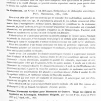 1205 - Page 1171 - Analyses. Neurologie. Études générales. Bibliographie. Syphilis nerveuse, par L. Babonneix... Paris, 1921, Maloine, édit. / La croissance, par Apert... Bibliothèque de philosophie scientifique. Paris, Flammarion, édit., 1921 / Sutures nerveuses tardives pour blessures de guerre. Vingt cas opérés en captivité en Allemagne. Résultats éloignés, par Lucien Féré. Thèse de Paris..., Vigot, édit., 1920