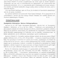 1216 - Page 1182 - Analyses. Neurologie. Études spéciales. Sympathique. L'anesthésie des nerfs dorsaux et splanchniques dans les crises gastriques du tabes, par P. Carnot et Cambessédès, Paris méd... / Épidémiologie. Encéphalite léthargique. Notices bibliographiques