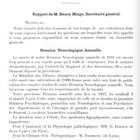 1314 - Page 1276 - Société de neurologie de Paris. Assemblée générale du 1er décembre 1921