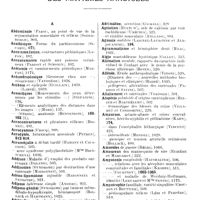 1349 - Page 13 - Tables. VI. Table alphabétique des matières analysées