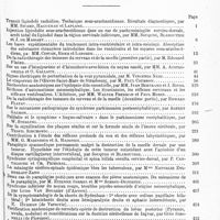 0005 - Page 1 - Année 1924. Tables du Tome I. I. Table des mémoires originaux