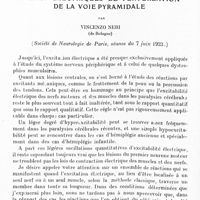 0076 - Page 44 - Mémoires originaux. Neurologie. VI. Signes électriques de perturbation de la voie pyramidale, par Vincenzo Neri...