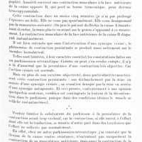 0143 - Page 111 - Société de neurologie de Paris. Séance du 10 janvier 1924. Addendum à la séance du 6 décembre 1923. IX. Contraction et décontraction de muscles contralatéraux chez un parkinsonien, par M. P. Cantaloube...