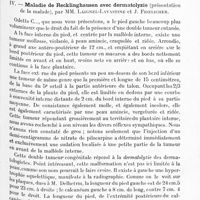 0411 - Page 379 - Société de neurologie de Paris. Séance du 6 mars 1924. Communications et présentations. III. Quelques documents relatifs au diagnostic des compressions spinales, par MM. J. Babinski et Jarkowski / IV. Maladie de Recklinghausen avec dermatolyzie (présentation de la malade), par MM. Laignel-Lavastine et J. Froelicher