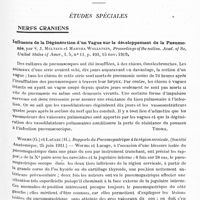 0429 - Page 397 - Analyses. Neurologie. Études spéciales. Nerfs crâniens. Influence de la dégénération d'un vague sur le développement de la pneumonie, par S. J. Meltzer et Martha Wollstein, Proceedings of the nation. Acad. of Sc. United States of Amer...