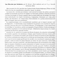 0514 - Page 482 - Analyses. Neurologie. Études spéciales. Nerfs périphériques. Le rôle de l'électro-radiologie dans les névrites motrices, par Delherm et Querrière. Revue méd. France Proche-Orient... / Les névrites par ischémie, par E. Duhot. Paris médical...