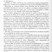 0736 - Page 700 - Ve Réunion neurologique internationale annuelle. 30-31 mai 1924. Communications. Troubles de la sensibilité. Troubles de la réflectivité. Quelques remarques sur les troubles de la sensibilité dans la sclérose en plaques, par le Professeur Jean Piltz... / A propos des troubles sensitifs de la sclérose en plaques. Formes et épisodes astéréognosiques, par H. Roger...
