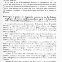 0789 - Page 753 - Ve Réunion neurologique internationale annuelle. 30-31 mai 1924. Communications. Anatomie pathologique. Sclérose en plaques terminée par myélite aiguë ascendante. Etude anatomo-clinique et recherches microbiologiques, par A. Sézary et J. Jumentié (avec projections) / Remarques à propos du diagnostic anatomique de la sclérose en plaques à forme de myélite ascendante aiguë et de la syphilis bulbo-spinale à foyers multiples, par André Thomas et J. Jumentié