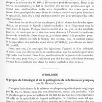 0817 - Page 781 - Ve Réunion neurologique internationale annuelle. 30-31 mai 1924. Communications. Liquide céphalo-rachidien. Réactions humorales de la sclérose en plaques, par M. Catola... / Sur la sclérose en plaques, par le Prof. Poussepp... / Etiologie. A propos de l'étiologie et de la pathogénie de la sclérose en plaques, par M. Henri Claude