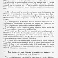 0117 - Page 69 - Société de neurologie de Paris. Séance du 1er juillet 1926. Discussions et communications. IV. Les troubles trophiques dans le processus des maladies inflammatoires de la moelle, par le Dr Broussilowski... / V. Les clonus du pied. Formes typiques et de passage, par A. Rouquier et Dr Couretas