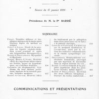 0502 - Page 450 - Réunion neurologique de Strasbourg (Filiale de la Société de neurologie de Paris). Séance du 17 janvier 1926. Sommaire / Communications et présentations. I. Troubles réflexes et trophiques intenses de la main après une blessure légère du médian au poignet, par le Dr Folly...