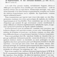 0508 - Page 456 - Réunion neurologique de Strasbourg (Filiale de la Société de neurologie de Paris). Séance du 17 janvier 1926. Communications et présentations. III. Myopathie et myotonie, par MM. Barré et Draganesco / IV. Heureux effets des injections intraveineuses froides, hypo ou hypertoniques, et sur certaines douleurs, par MM. Barré, Morin et Stahl