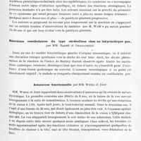 0549 - Page 493 - Sociétés. Société d'oto-neuro-oculistique de Strasbourg. Séance du 26 octobre 1926. Sur le procédé d'exploration vestibulaire de Kobrak, par MM. Barré, Draganesco / A propos du pronostic de la mydriase paralytique, par MM. G. Weill et P. A. Dreyfus / Réactions vestibulaires du type cérébelleux chez un labyrinthique pur, par MM. Barré et Draganesco / Amaurose fonctionnelle, par MM. Weill et Jost / Critique de l'opinion classique sur l'épreuve rotatoire, par M. Barré