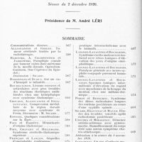 0622 - Page 566 - Société de neurologie de Paris. Séance du 2 décembre 1926. Sommaire