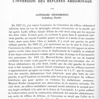 0082 - Page 26 - Mémoires originaux. III. L'inversion des réflexes abdominaux, par Gotthard Söderbergh...