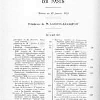 0152 - Page 92 - Société de neurologie de Paris. Séance du 12 janvier 1928. Sommaire