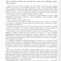 0318 - Page 258 - Société de neurologie de Paris. Séance du 2 février 1923. Communications et présentations. Méningiome de la région orbito-fronto-temporale : opération, guérison, par MM. Cl. Vincent et Th. de Martel