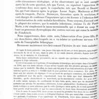 0480 - Page 420 - Société de neurologie de Paris. Séance du 1er mars 1928. A propos du procès-verbal. Maladie de Friedreich survenant chez deux frères et leur soeur à la suite de l'encéphalite léthargique, par MM. J. C. Mussio-Fournier et Agorio
