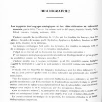 0504 - Page 444 - Analyses. Bibliographie. Les rapports des langages néologiques et des idées délirantes en médecine mentale, par le Dr G. Teulié..., Auguste Picard, Paris, Alfred Lorents, Leipzig, éditeurs, 1928 / Les obsédés, par Raymond Mallet... Préface du Dr Séglas..., Gaston Doin et Compagnie, éditeurs, Paris, 1928