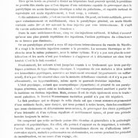 0538 - Page 478 - Analyses. Psychiatrie. Études spéciales. Psychoses organiques. Pyrétothérapie réglée dans la paralysie générale par l'injection intraveineuse de vaccin antichancrelleux, par Sicard, Haguenau et Wallich. Presse médicale...