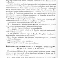 0636 - Page 576 - Société de neurologie de Paris. Séance du 29 mars 1928. Communications et présentations. Ataxie aiguë posttyphique avec syndrome radiculo-polynévritique, par René Schrapf... / Épilepsie avec plaques séniles. Les rapports avec l'asystolie, par C.-I. Urechia et S. Mihalescu