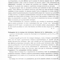 0690 - Page 630 - Analyses. Neurologie. Études générales. Sémiologie. La spasmophilie des adultes, par G. Peritz, Medico-biologhitcheski Journal... / Le mécanisme de la glycorachie (Contribution à l'étude de la perméabilité méningée), par Riser et P. Mériel. Presse médicale... / Pathogénie de la crampe des écrivains. Epreuve de la rééducation, par Callewaert... Journal de neurologie et de psychiatrie... / Le syndrome « acroparesthésie » ou plutôt « acrodyesthésie » ; ses rapports avec la spasmophilie, par L. Cornil. Revue médicale de l'Est...