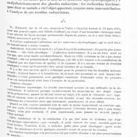 0773 - Page 713 - Société de neurologie de Paris. Séance du 3 mai 1928. Communications et présentations. Dystrophie myotonique. Etude biochimique du syndrome endocrinien, par Marcel Faure-Beaulieu et Georges Desbuquois